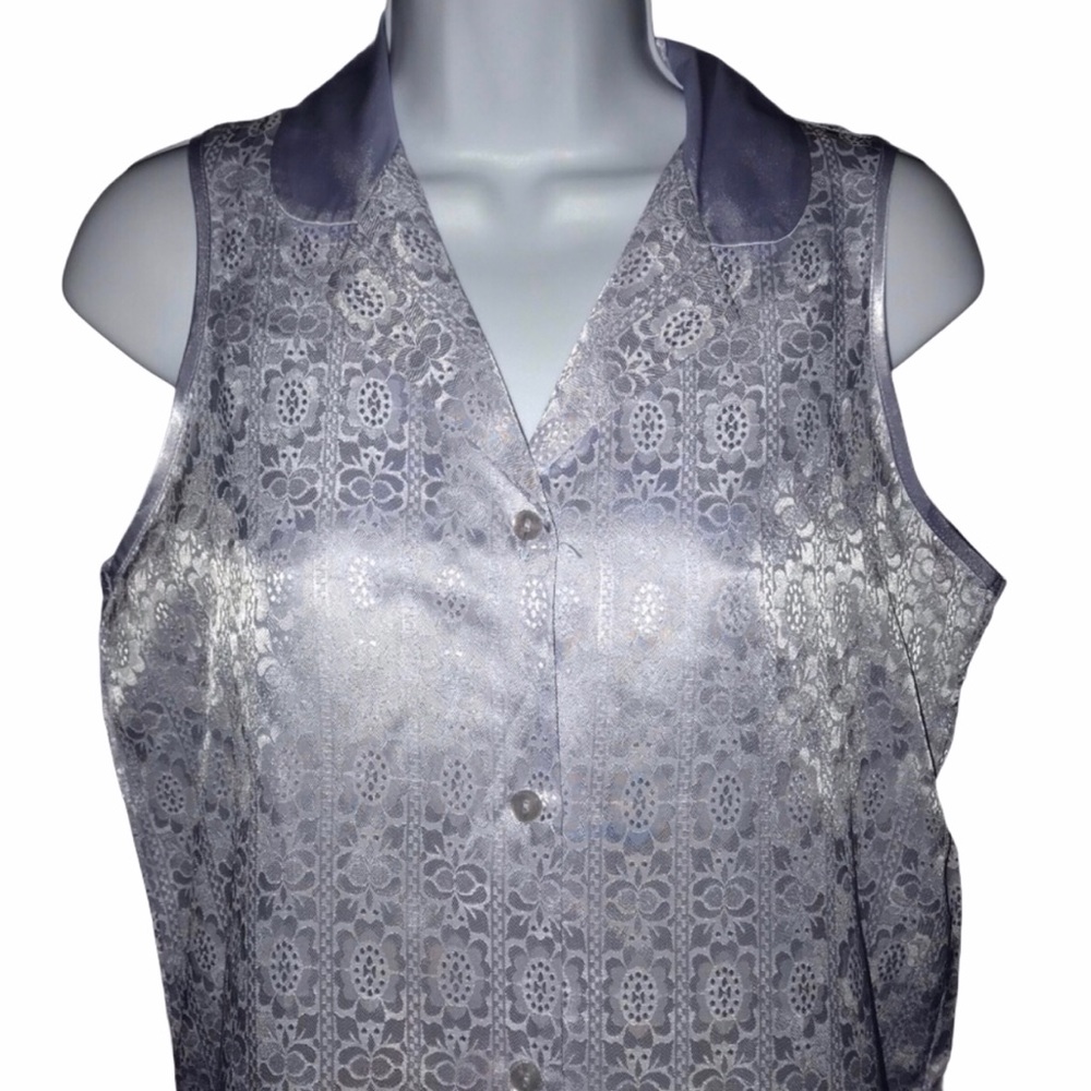 Halston Vintage Light Purple Nightgown Small - Picture 2 of 8